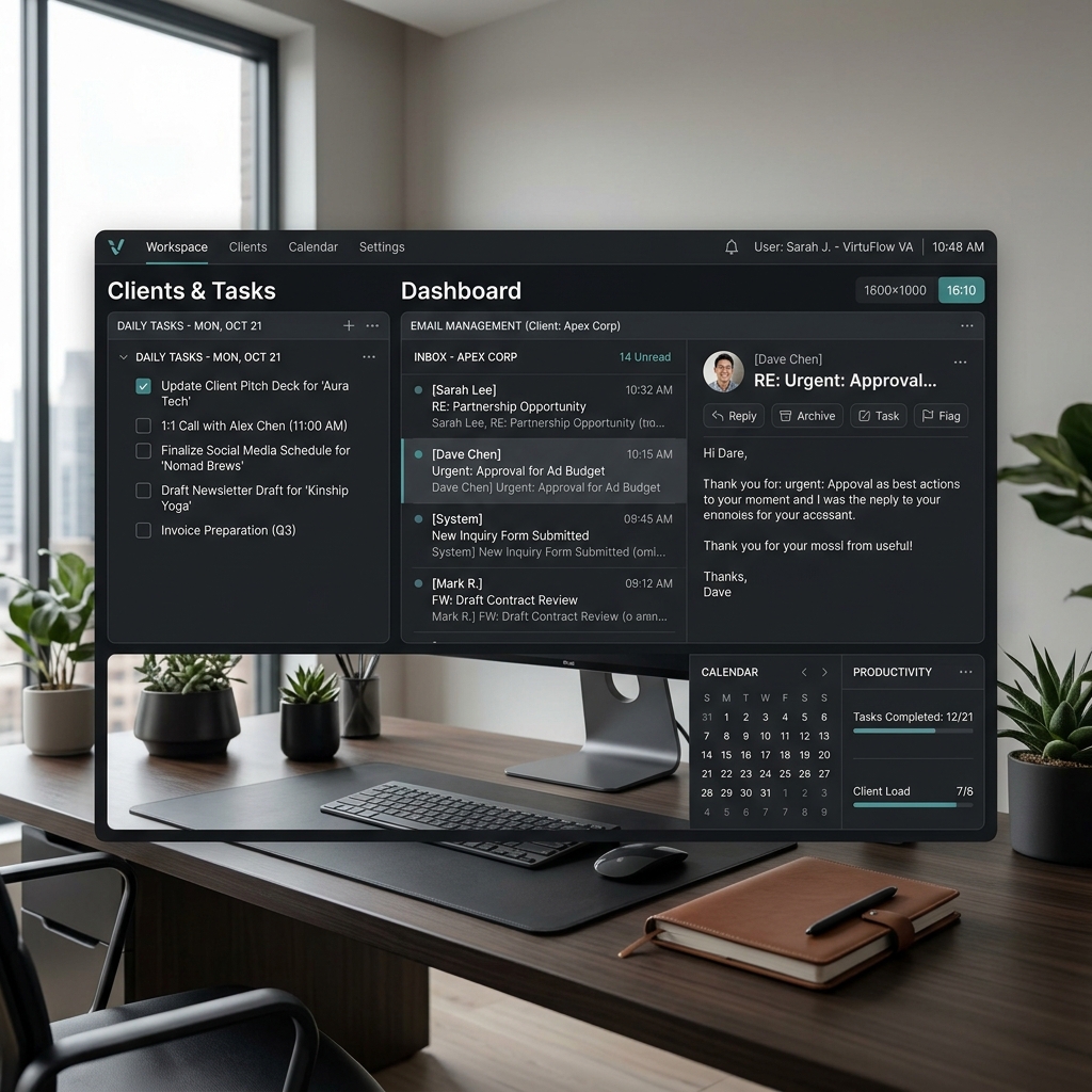 I will provide virtual assistant support for recurring admin tasks