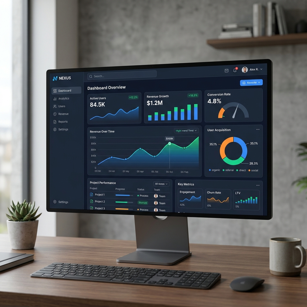 I will redesign your SaaS dashboard interface